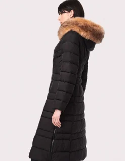 Bernardo Fashions Regal Vegan Fur Trim Winter Puffer Coat>Women Heavy Winter Coats