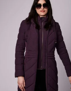 Bernardo Fashions Removable Bib Puffer Jacket>Women Walkers
