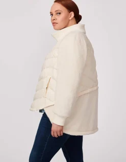 Bernardo Fashions Roundabout High Low Puffer Jacket - Curve>Women Jackets