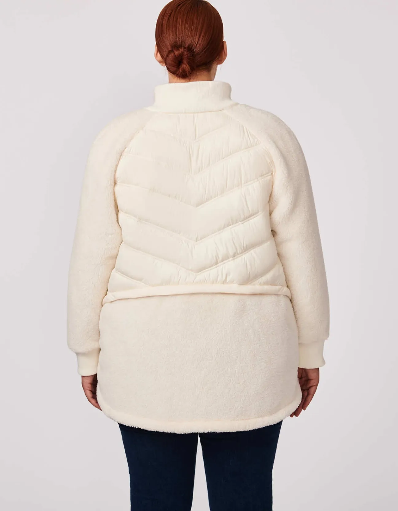 Bernardo Fashions Roundabout High Low Puffer Jacket - Curve>Women Jackets