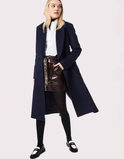 Bernardo Fashions Soho Belted Wool Coat>Women Wool