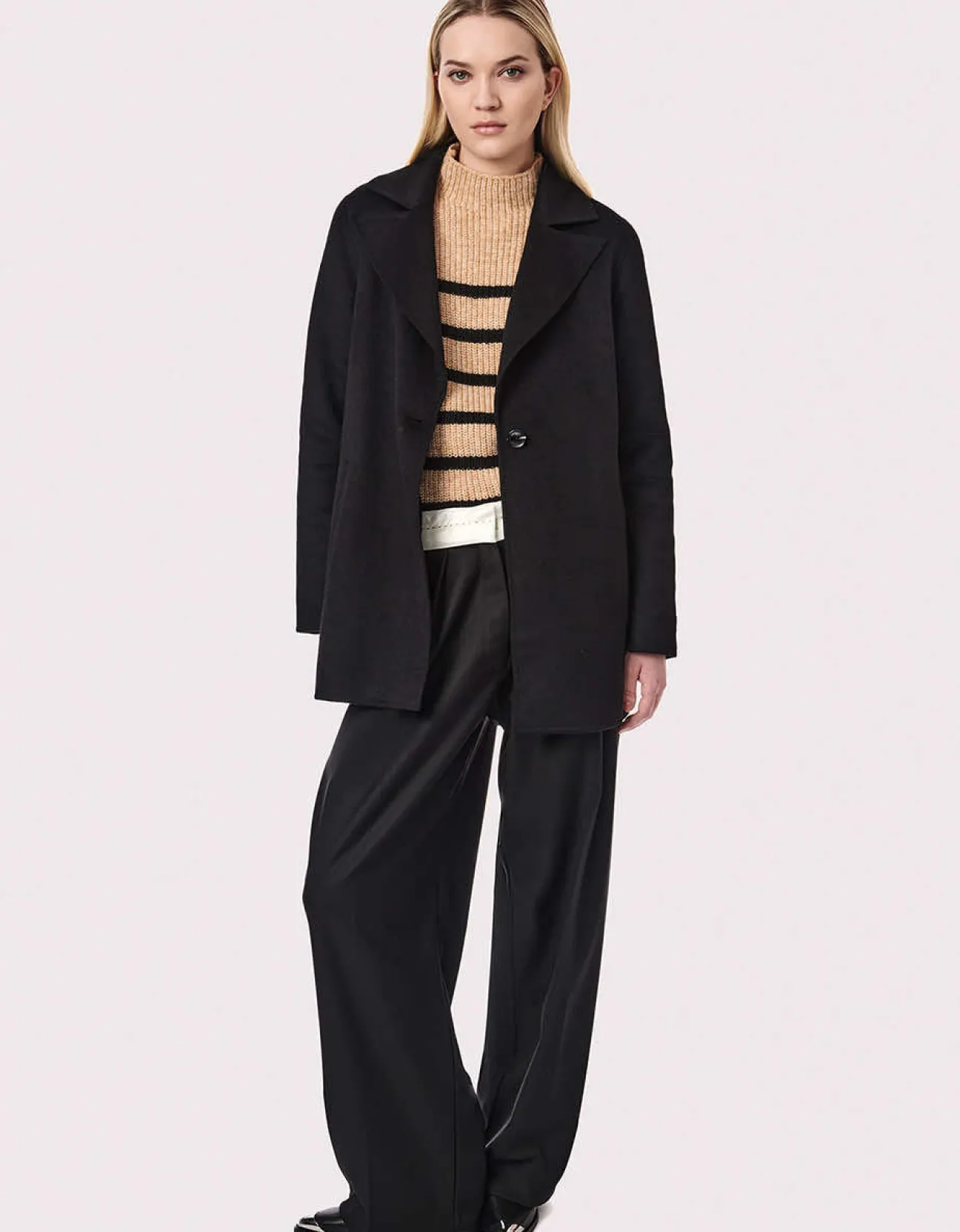 Bernardo Fashions Soho Sidewalks Easy Jacket>Women Wool
