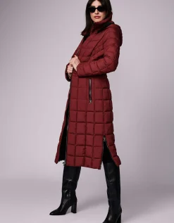 Bernardo Fashions St. Moritz Long Puffer Coat>Women Long Coats