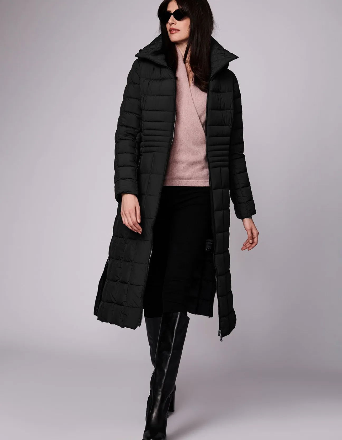 Bernardo Fashions St. Moritz Long Puffer Coat>Women Long Coats