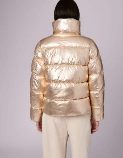 Bernardo Fashions Super Glam Funnel Puffer Jacket>Women Jackets