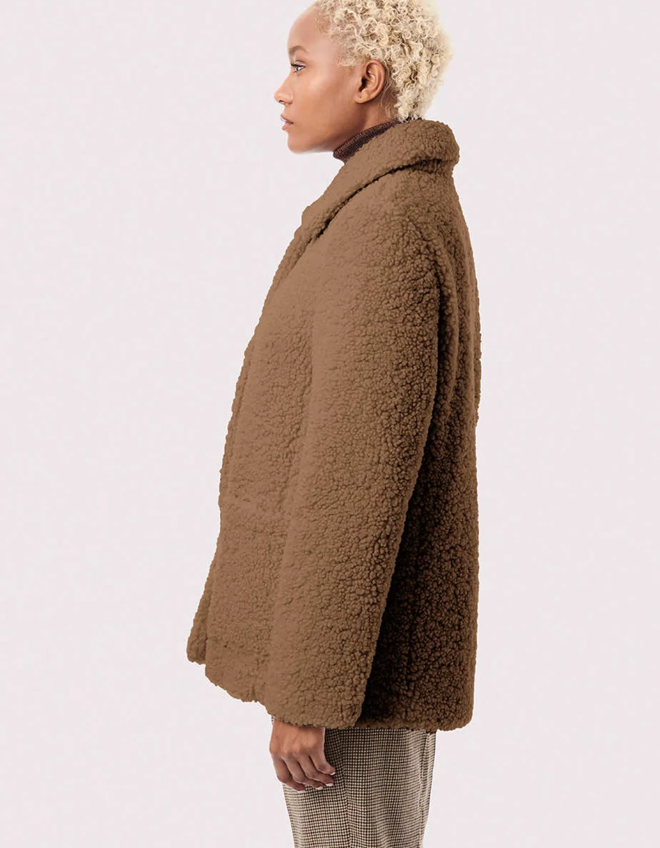 Bernardo Fashions Teddy Vegan Fur Jacket>Women Vegan Fur