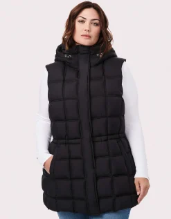 Bernardo Fashions Winter Resort Puffer Vest - Curve>Women Vests