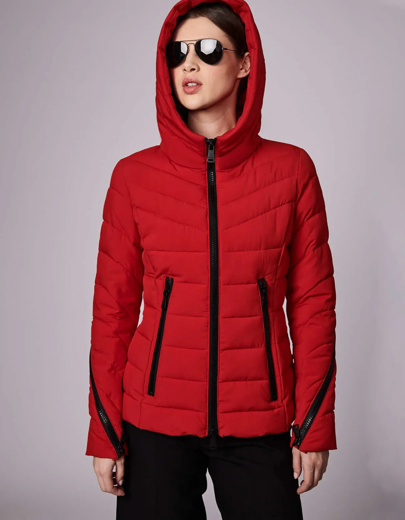 Bernardo Fashions Zip Around Funnel Puffer>Women Jackets