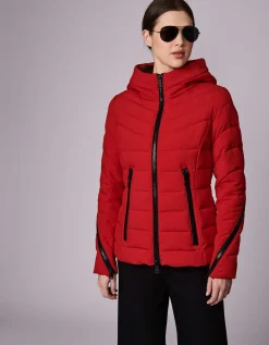 Bernardo Fashions Zip Around Funnel Puffer>Women Jackets